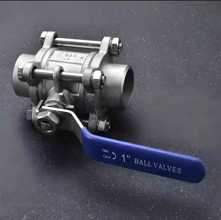 Quick-Install Fixed 3PC Butt-Weld Ball Valve